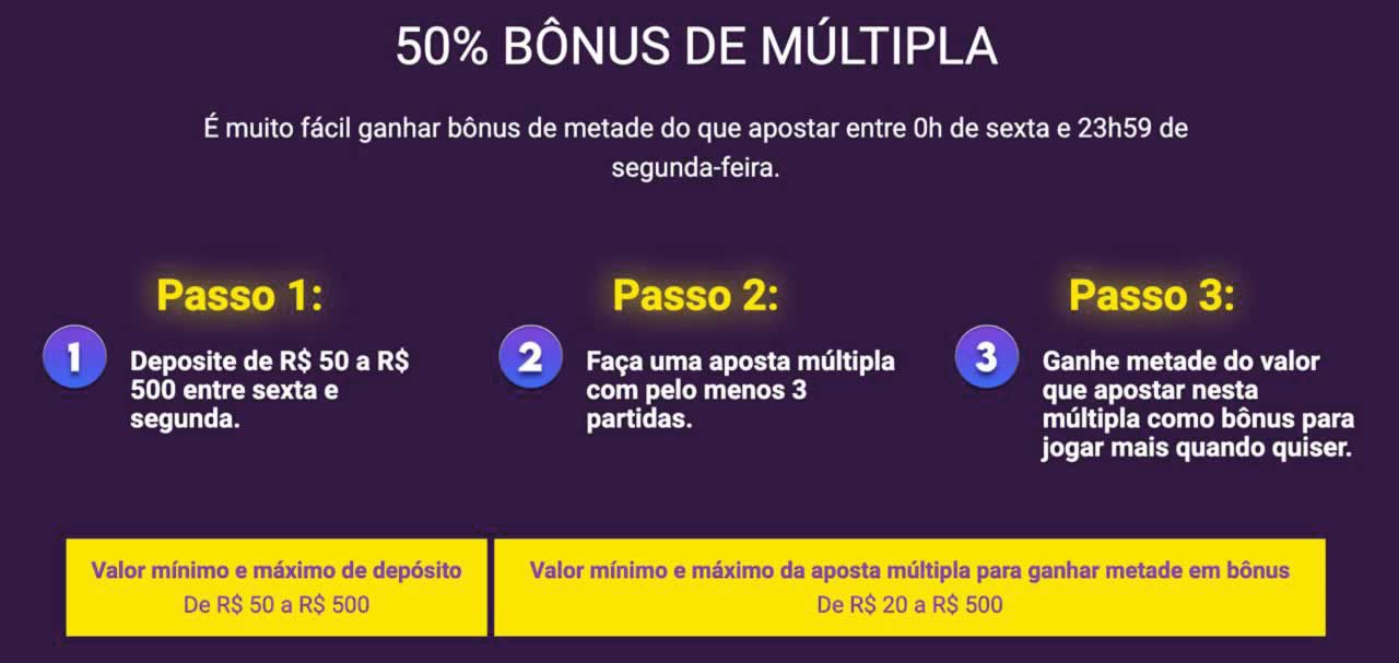 Vale ressaltar que o valor mínimo do depósito para o primeiro depósito confirmado na plataforma é de R$ 50, e o valor mínimo do depósito para os outros três depósitos é de R$ 70. Consulte a plataforma para mais termos e condições.